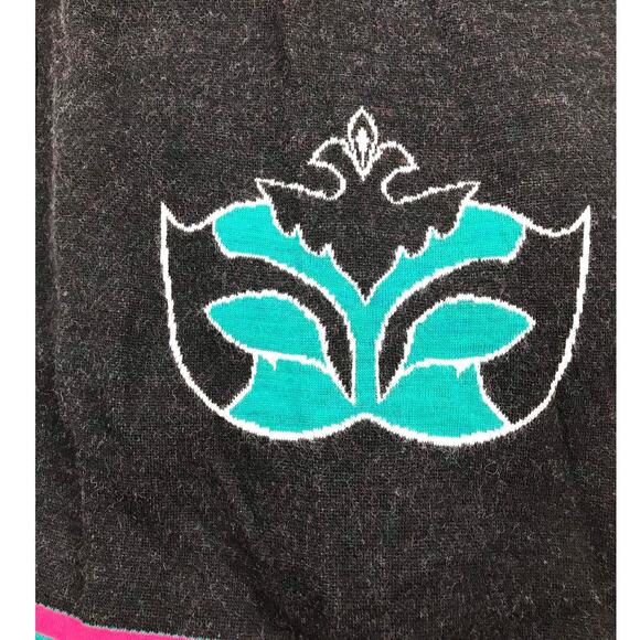 Anonyme Multi Color Long Open Front Wool Blend Cardigan Sweater Made in Italy - Picture 5 of 10